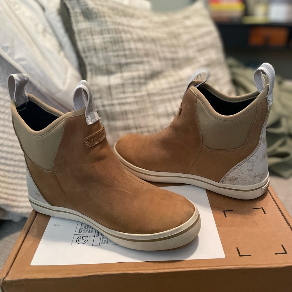 Women’s Xtratuf Tan Brown rain boots